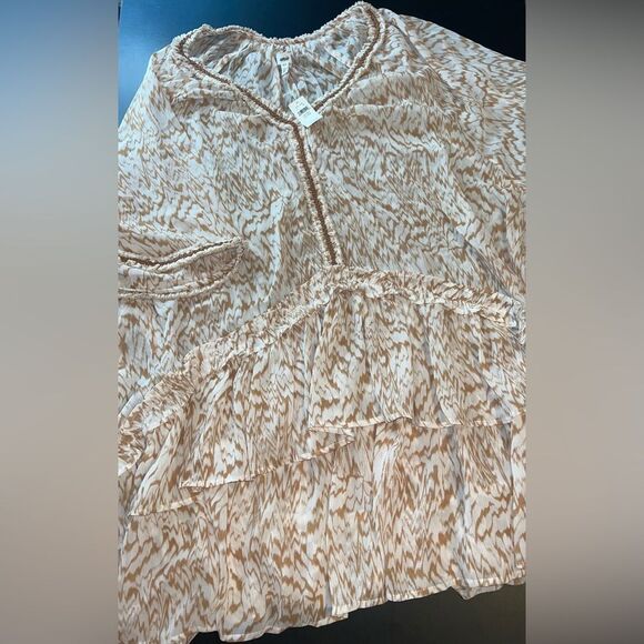 aerie Dresses & Skirts - Aerie V-Neck Sheer Oversized boho  Cover Up Dress Size XS/S NWT